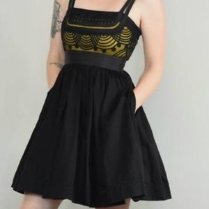 Anthropologie Floreat Cloaked Vista Dress